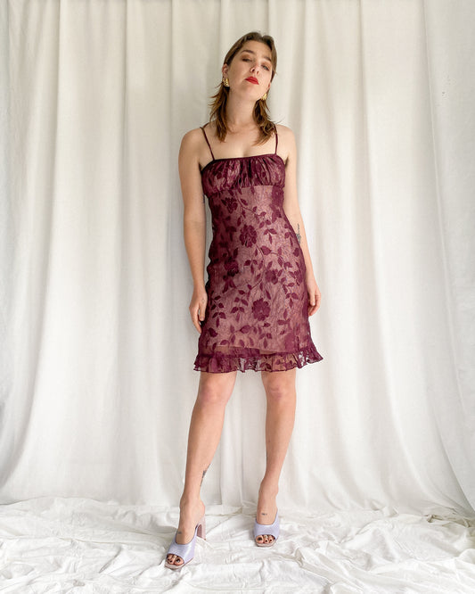 Plum Lace Dress | 8/10