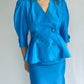 1980s Bright Blue Two Piece Set, Made in NZ | 8