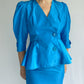 1980s Bright Blue Two Piece Set, Made in NZ | 8