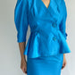 1980s Bright Blue Two Piece Set, Made in NZ | 8