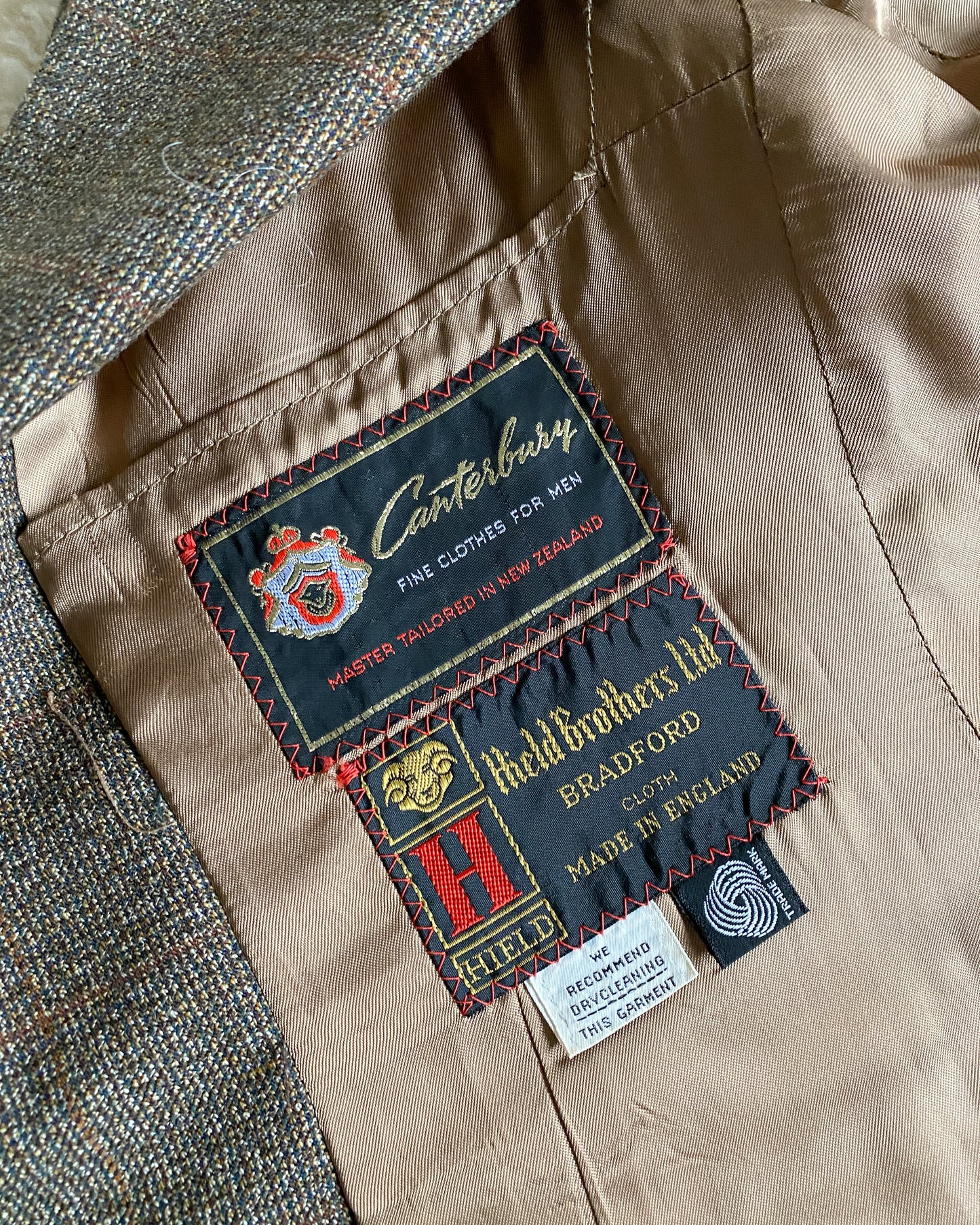 1970s Brown Wool Two Piece Suit